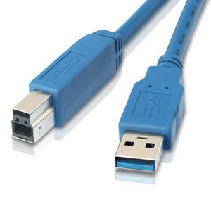USB 3.0 Certified 3 ft A to B - SuperSpeed USB Device Cable